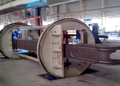 5噸泵車布料桿齒圈式變位機(jī)